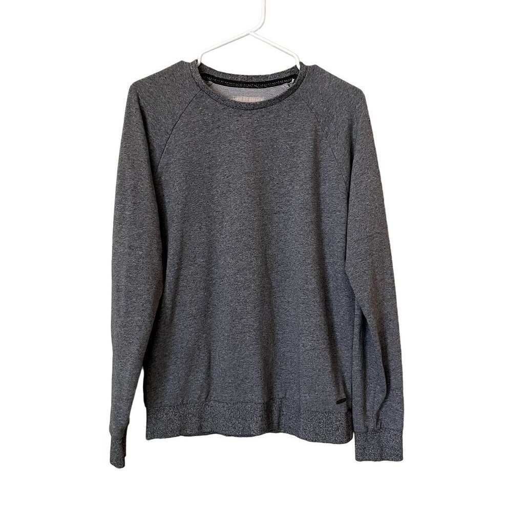 EDC classic gray crewneck sweatshirt sweater long sleeved top classic warm knit